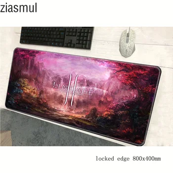 Lineage 2 mouse pad 800x400x2mm mats Professional Computer mouse mat gaming accessories Domineering mousepad keyboard pc gamer