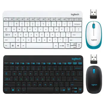 Logitech MK245 USB Nano Mini Wireless Gaming Tastatur Sæt 1000 DPI Ergonomisk Mus Kombinationer Sæt til Bærbare Laptop Hjem Kontor