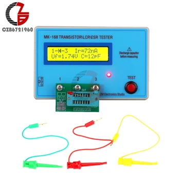 MK-168 Transistor Tester Kondensator Induktans LCR NPN PNP Mosfet Modstand Meter