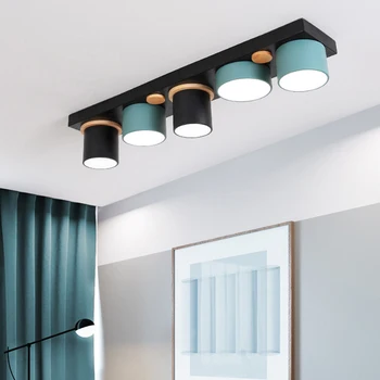 Moderne minimalistisk kreative rektangulære LED 220V loft lampe multi-farve stue, soveværelse korridor midtergangen cafe hotel armatur