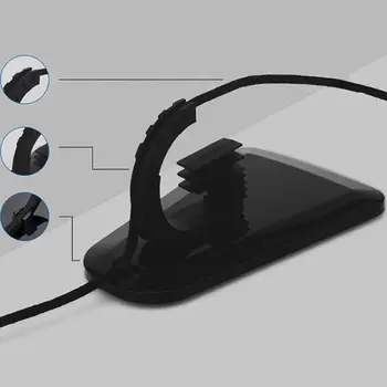 Mouse Bungee Wire-Holderen Gaming Mus Ledning Klip Management Fixer Indehaver