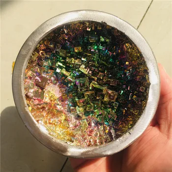 Naturlig mineral krystal kobber farve