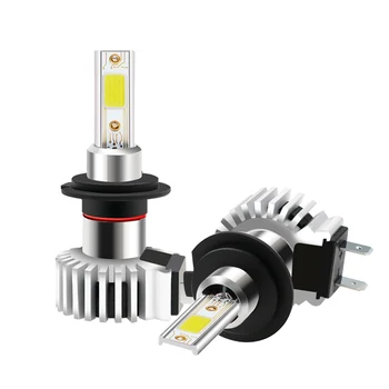 NY Turbo-100W H4 H7 LED Pærer Forlygter Kit H8 H9 H11 9005 HB3 9006 HB4 H1 Hvid Tåge-og kørelys 12V LED-Lampe CSP COB CHIP