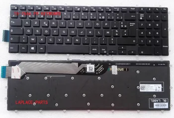 Ny Ægte Francais Clavier til Dell Inspiron 15 Gaming - 7566 / 7567 / 7577 NEUF