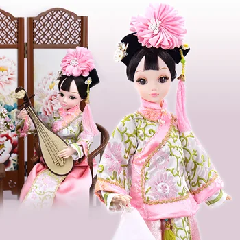Nye ankomst Kinesiske loyale prinsesse dukker #9114-1 & 9114-2 bedste til gave eller samling