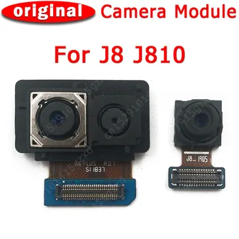 Original Foran og Bag Kameraet Til Samsung Galaxy J8 J810 Vigtigste Står Frontalt Kamera Modul Flex Udskiftning af Reservedele