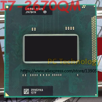 Original Intel Core I7-2670QM SR02N CPU I7-2670QM processor 2,2 GHz-3.1 GHz L3=6M Quad core-gratis fragt støtte HM65/HM67
