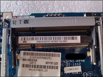 Original MBAK602001 Bundkort til Acer aspire 7520 7720G ICY70 L21 LA-3581P TESED OK