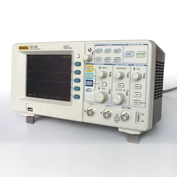 Original RIGOL DS1102E 100MHz Digital Oscilloskop 2 analoge kanaler 100MHz båndbredde