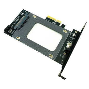 PCI-E Riser 3.0 4X at U. 2 SFF-8639 PCIe-Adapter U. 2 SSD til PCI Express-Kort Støtte U. 2 SSD 2,5