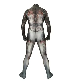Predator Cosplay Kostume Med 3D-Print Predator Grundlæggende Passer til Halloween Superhelte Dragt, Bodysuit Jumpsuits