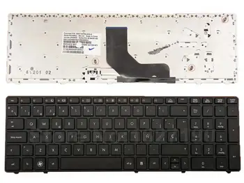 SP spanske Laptop Tastatur til HP ProBook 6560B/EliteBook 8570P SORT RAMME og SORT(Uden Point stick) Nye Bærbare Keyboards
