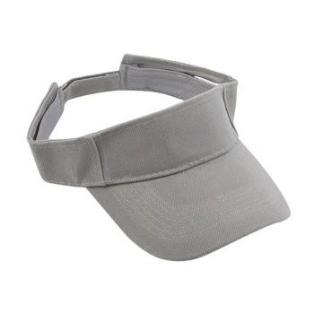 Tennis Caps Sun Sport Visir Hat Til Mænd, Kvinder Kører Beach Baseball Caps 6 Solid Farve Engros Golf Hatte