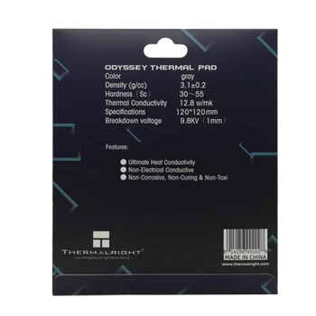 Thermalright ODYSSEY Termisk Pad på-ledende Silikone fedt pad 12.5 W/mK for GPU/RAM/Motherborad/SSD 120x120mm Oprindelige pad