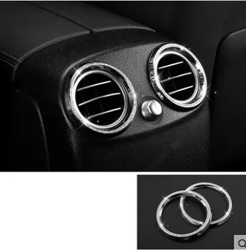 Til Mercedes Benz C W205 E Klasse E200L W213 GLC Clase X205 Indvendige Bageste Armlæn Max Air Vent Outlet Dække Trim Diamant Paillet