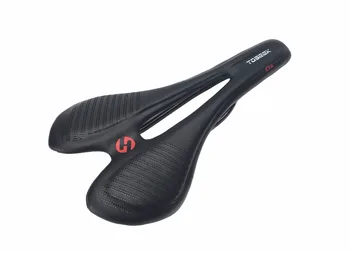 TOSSEEK ultra-lette full carbon fiber+indpakket i læder mountain road cykel sadel indpakning PU læder med EVA pude