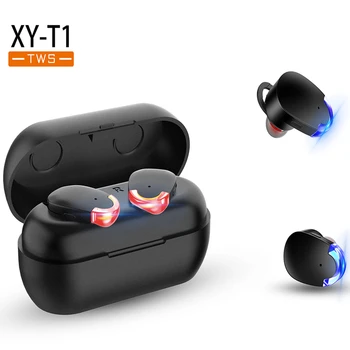 TWS XY-T1 trådløse hovedtelefoner til en Bluetooth-5.0 ørestykker I-øret spil Førte øretelefon sport hovedtelefoner Headset til iOS Android smartphone