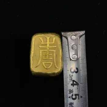 Udsøgt retro (lille størrelse) guld barre dekoration håndværk