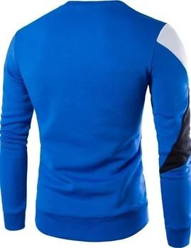 Zogaa Nye Forår Mænd Syning Farve Afslappet Langærmet Pullover Sweater O-Hals Fuld Ærme Casual 2020 Mærke Herre Trøjer