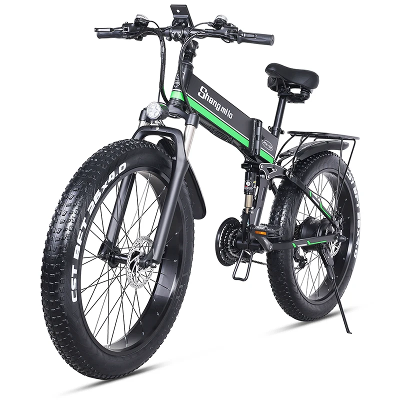 Elektrisk Cykel 1000W Herre Mountainbike Sne Cykel Folde Ebike MX01 Voksen El-Cykel Fat Tire e Cykel 48V Lithium Batteri