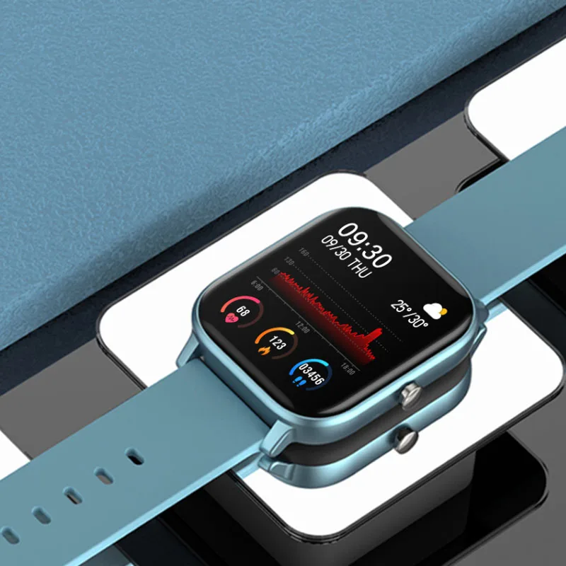 IMOSI P8 1,4 tommer Smart Ur til Mænd med Fuld Touch Fitness Tracker Blodtryk Smart Ur Kvinder GTS Smartwatch til Xiaomi