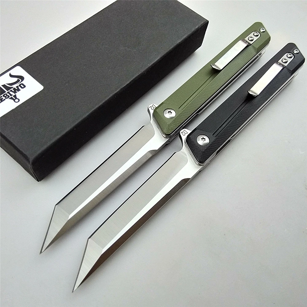 KESIWO J051 folde kniv kniv D2 taktiske lomme camping overlevelse knive flipper G10 håndtere jagt Bærbare køkken EDC værktøj