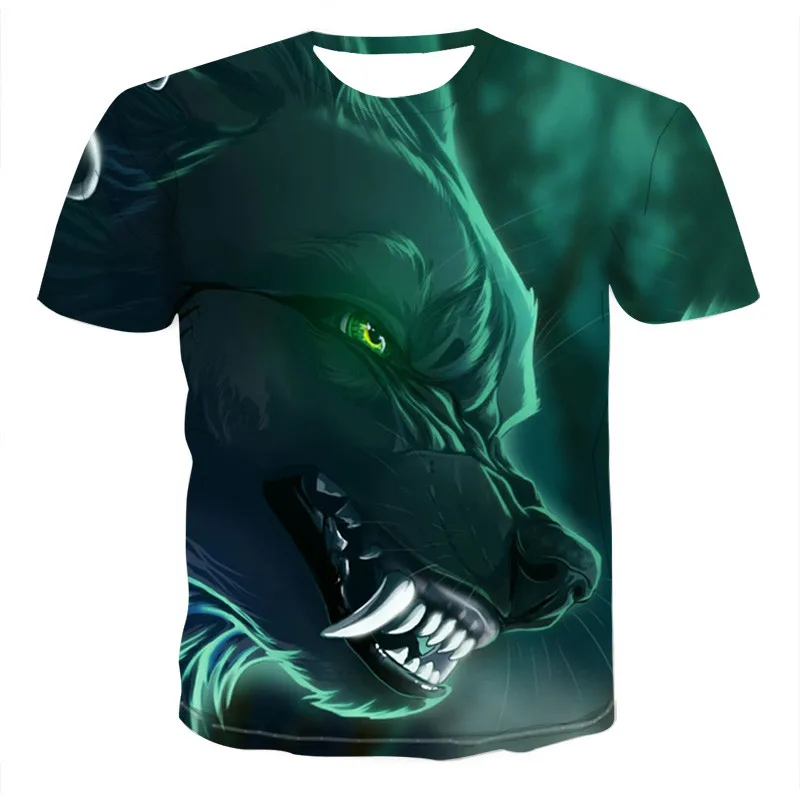 2020 Hot nye herre t-shirt-3D Printet Nyhed Animal T-shirt Sjove kortærmet Sommer Toppe Tshirt Mandlige Asian størrelse XXS-6XL
