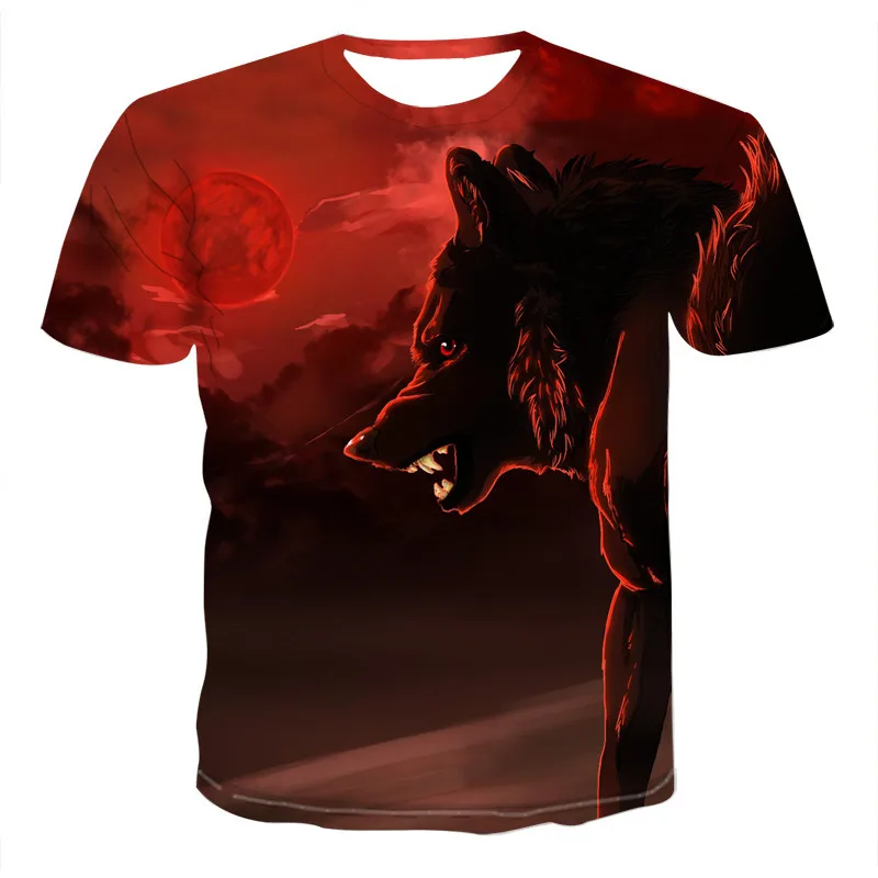 2020 Hot nye herre t-shirt-3D Printet Nyhed Animal T-shirt Sjove kortærmet Sommer Toppe Tshirt Mandlige Asian størrelse XXS-6XL