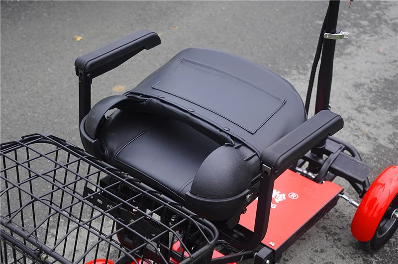 Smart Billige mini dual wide letvægts folde rejse kørestol el-mobility scooter for voksne, gamle mennesker med armlæn