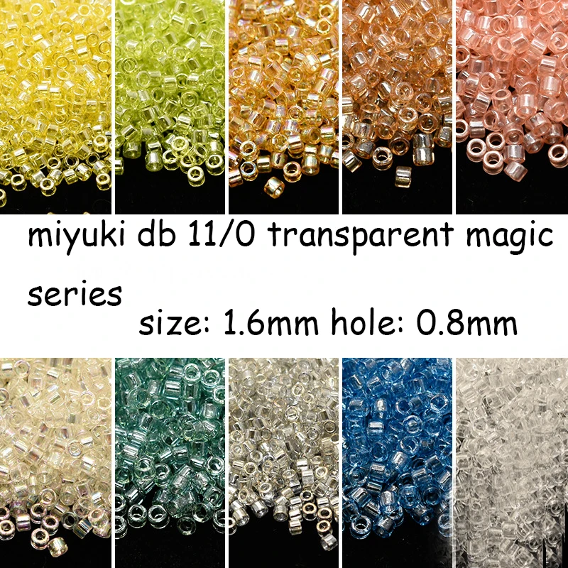 Japan Miyuki Importeret Frø Perler Delika Perler Gennemsigtig Magic-Serien 10G Ornament for Jelwery