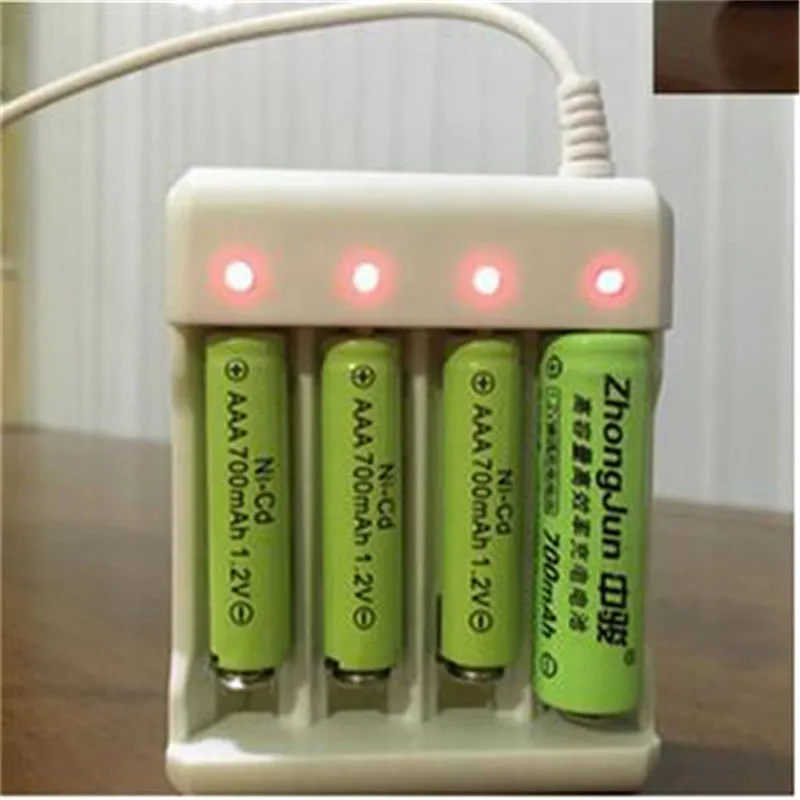Usb Batteri Oplader Intelligent 4 Slots Aa Aaa Genopladelige Lithium Hurtig Smart