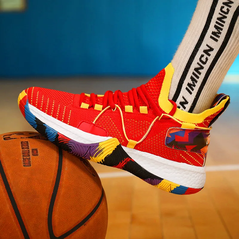 Høj kvalitet, komfortable, åndbar casual basketball sko til mænd casual sko letvægts sneakers og Store mænd running sko