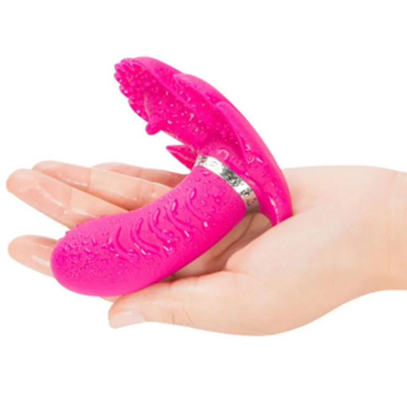 Trådløs Fjernbetjening Stropløs Dildo Vibrator Lå på Trusser G-Spot Klitoris Stimulator Anal Vibrations-Tungen slikke Sex Legetøj til Kvinder
