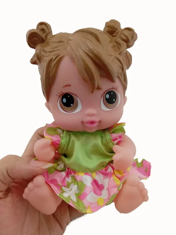 7inches Reborn Baby Doll Bevægelige Lemmer Bløde Vinyl Naturtro Silikone Nyfødte Baby til Pige Gave Baby Piger Legetøj 031602