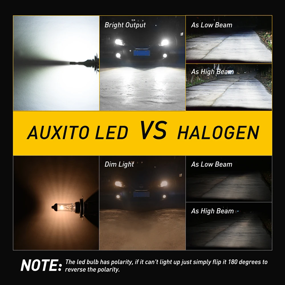 AUXITO 2x 9005 9006 HB3 HB4 LED Forlygte H11 H7 Led Canbus Bil Pære 6000K Til Mazda CX-5 3 5 6 2 Sport 626 323 MX-5 Miata