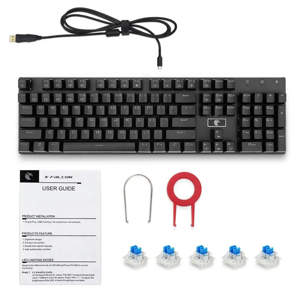 Z-88 RGB Gaming Mekanisk Tastatur Skifte Outemu Udskiftelige 104 Centrale Aluminium Tastatur Til Gamer Maskinskriver