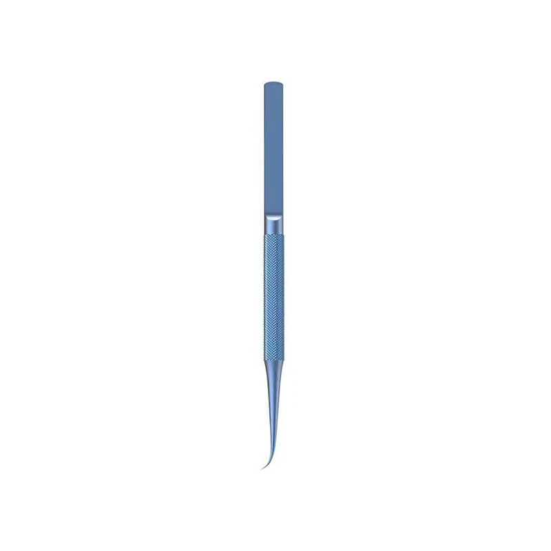 Præcision Titanium Legering Pincet 0,15 mm Kant Flyve Line Fingeraftryk Elektroniske Komponenter, Lige/Buet Spids Pincet