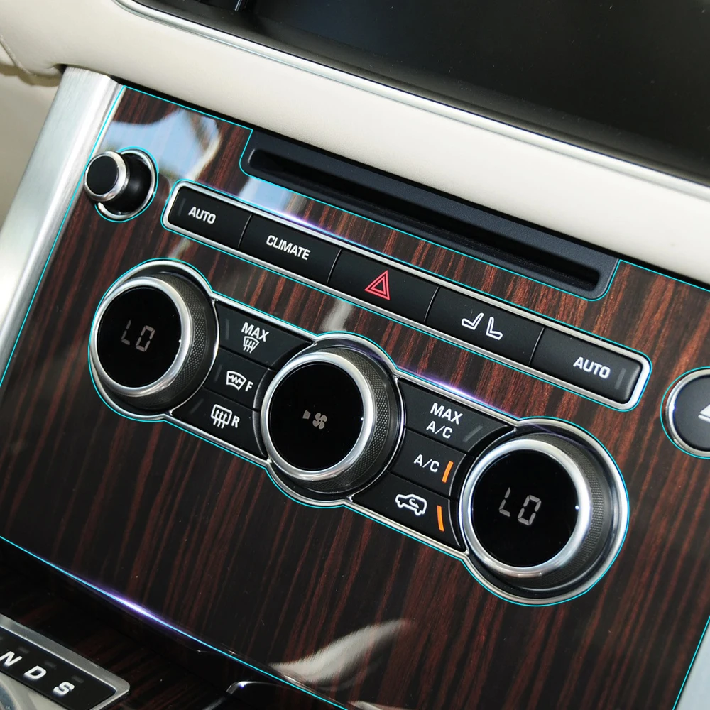 Anti Ridse Klart Bilens Interiør Transparens Film, Konsol-Panel Dekoration Beskyttende Mærkat for Land Rover Range Rover Vogue