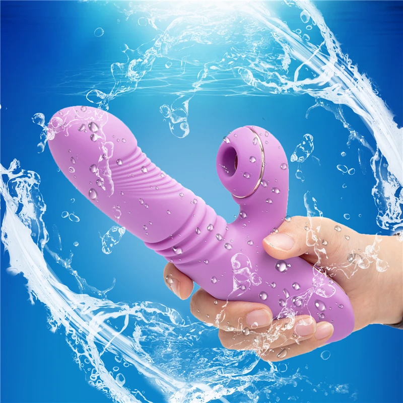 Dildo Vibrator Sex Legetøj til Kvinder med 7 Stak, Roterende Handlinger for G-Spot Klitoris Anal Stimulation,Stærk sugekop