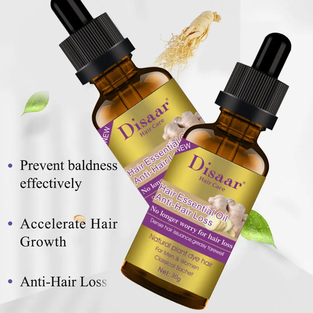 Hurtig hårvækst Essensen Oil Hair Treatment Anti hårtab Hjælp til Mænd, Kvinder Hår Vækst hårpleje Produkt Væske-30 ml