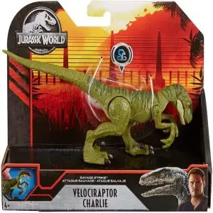 Jurassic Verden dinosaur Velociraptor Charlie Mattel