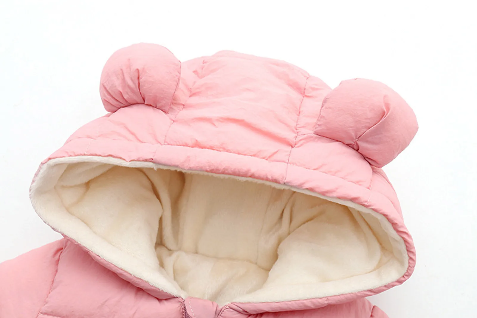 Nyfødte Baby Jumpsuit Romper Tøj Baby Hætteklædte Tyk Flyverdragt Drenge Piger Romper Baby Vinter Frakke Outwear Jakke Jul