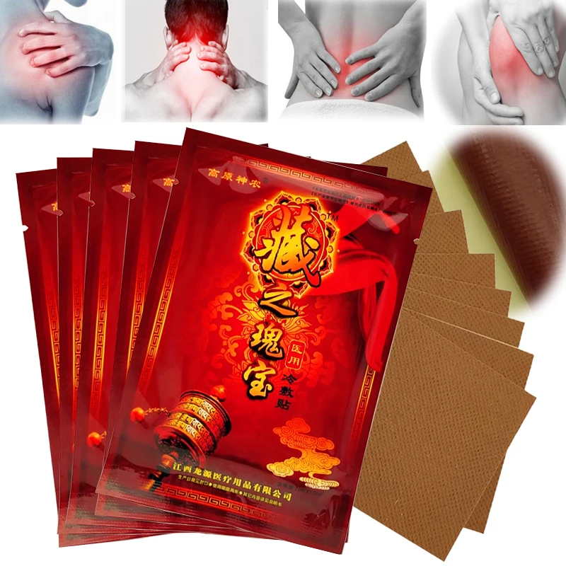 40Pcs/5Bag Kinesiske smertelindring Patch Smertestillende Plaster for Fælles Smerte, Reumatoid Arthritis, anti-inflammatoriske Massage Sundhedspleje