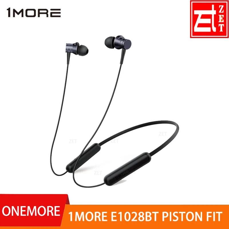 Original 1MORE E1028BT Stemplet Passer Bluetooth-5.0 in-Ear Sport Hovedtelefoner, Øre-Knopper med Mic Vandtæt Ergonomisk Komfort Hovedtelefoner