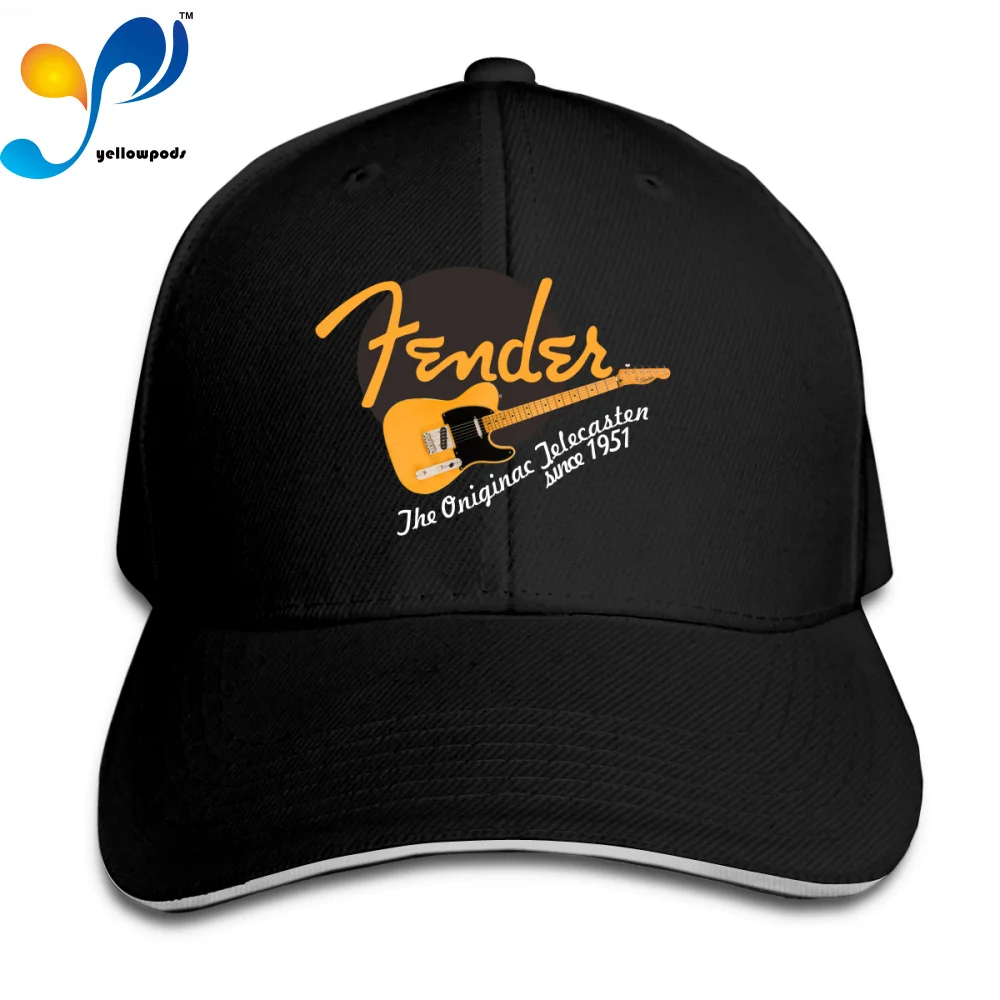 Fender Casquette Unisex Fahsion Baseball Cap Mænd Kvinder Snapback Hat Hip-hop Justerbar Udendørs Klatring Baseball Cap