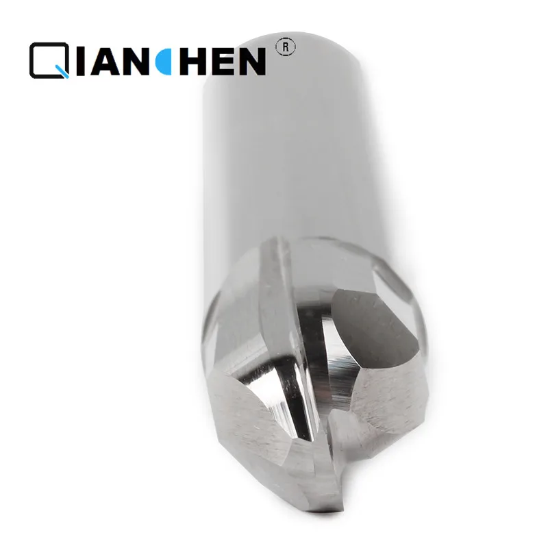 Qianchen high-performance af høj kvalitet hårdmetal skærende Værktøjer Bolden Næse R4*75 R5*75 R5*100 endefræsere CNC-cermet fræseren