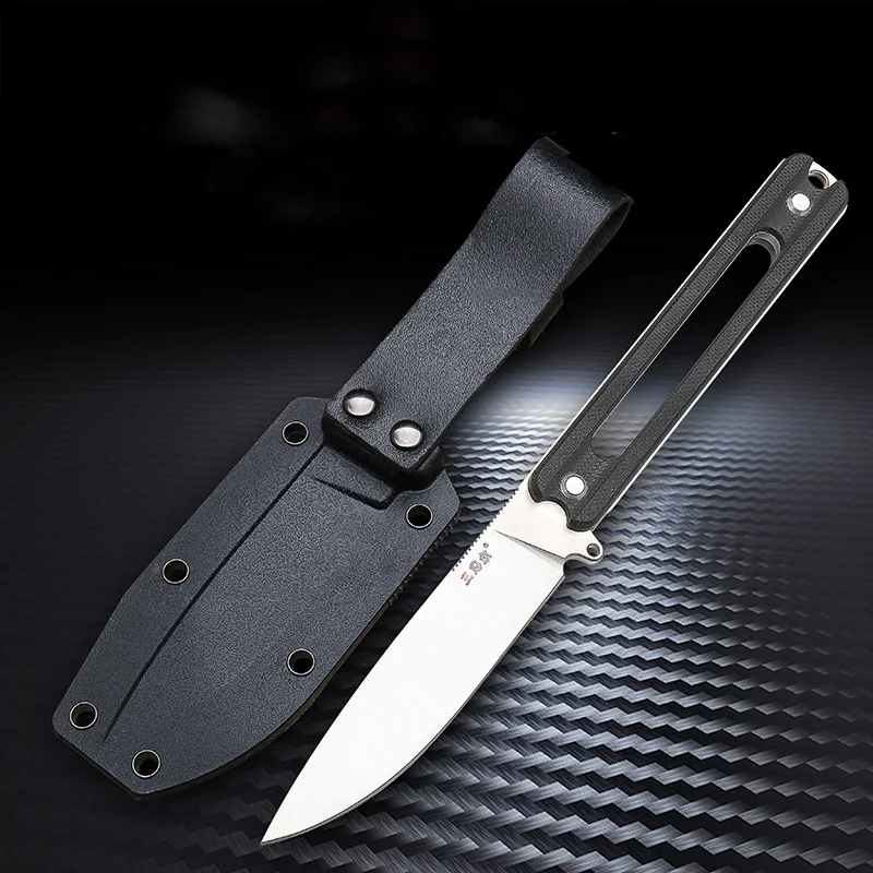 Sanrenmu S731 Fixed Blade Knife Lige Kniv 8Cr14mov Blade G10 Håndtag med Kniv og Skede