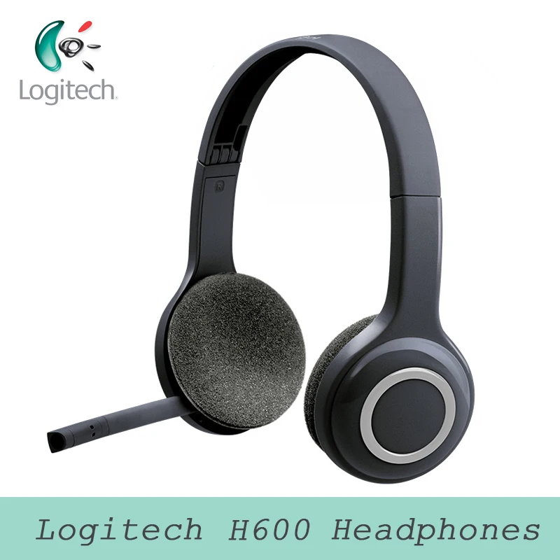 Logitech H600 Trådløse Hovedtelefoner med MIKROFON Nano USB-Støj Annullering af Trådløse Headset til Næsten Platforme&Operativsystemer