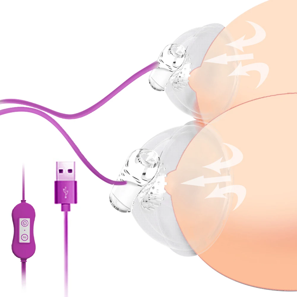 For Kvinde Kvinde Onani Nipple Sucker Bryst Forstørre Massageapparat 20 Hastigheder, Elektriske Tungen Slikke Brystvorte Vibrator Sex Legetøj