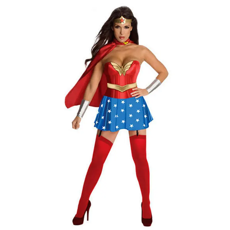 Hot Kvindelig Superhelt Cosplay kostumer, Halloween Damer Super Girl DianCosplay Bodysuit Tøj Halloween Fancy Kjole